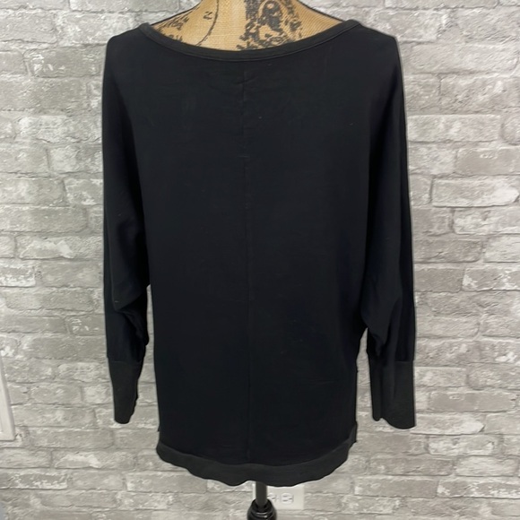 Chaser Sun Moon and Stars Hi-Low Dolman Sweatshirt - Picture 6 of 7